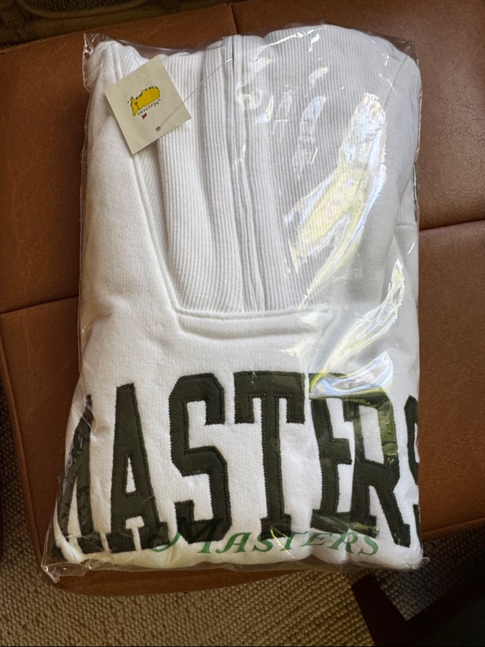 MASTERS 2026 *NEW DESIGN* - White quarter zip sweatshirt with block letters - Picture 5 of 5